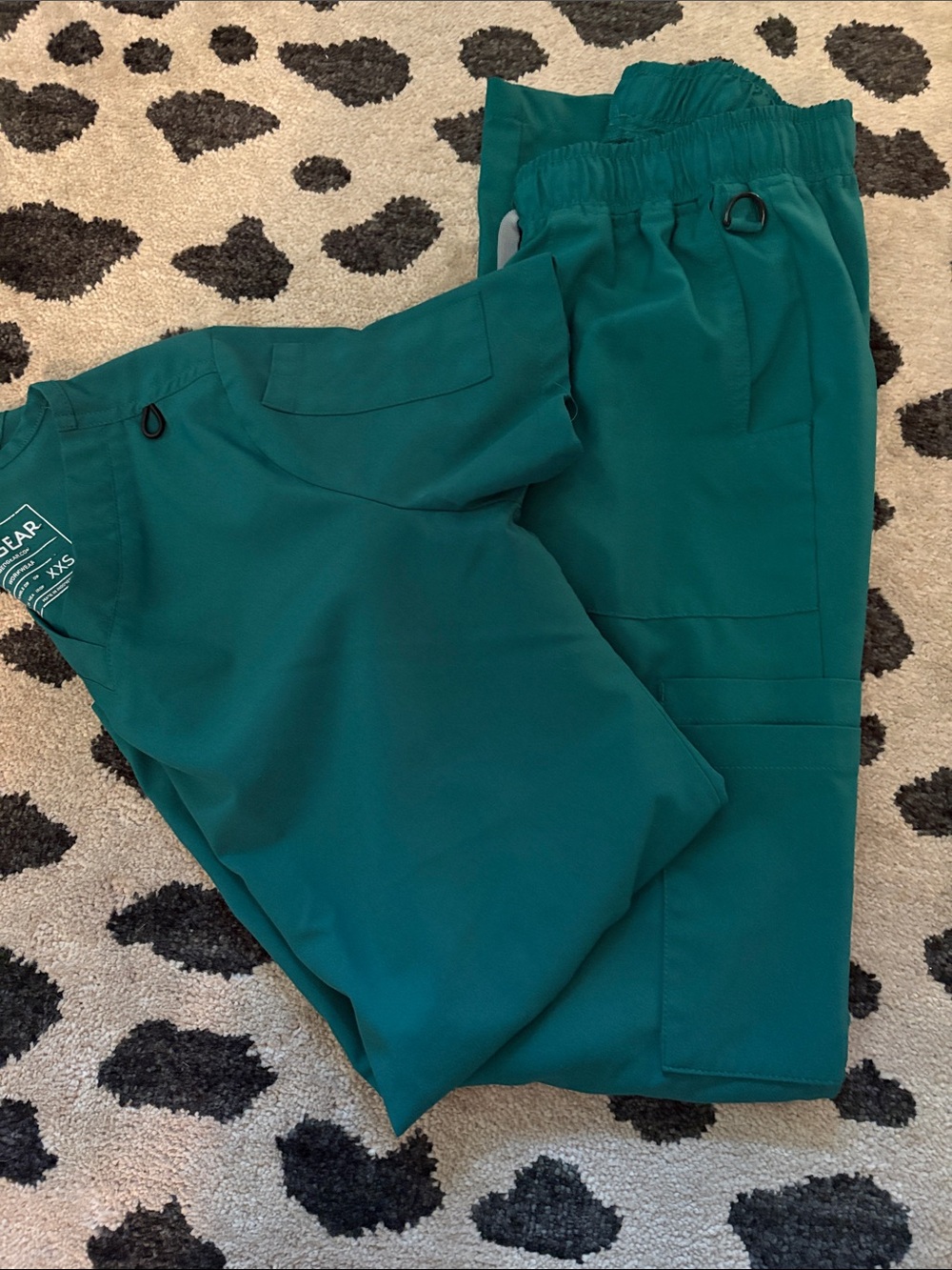 Medical Scrub Set in Teal Green - Unbranded